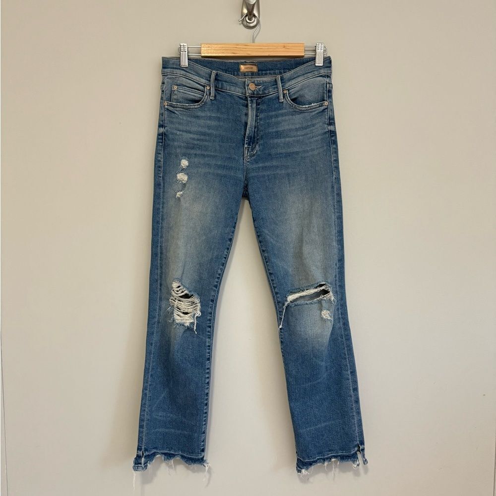 Mother Rascal Ankle Snippet Chew Jeans - image 2